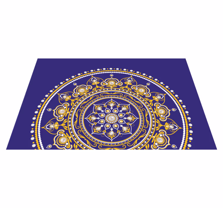 Naproane original mandala aurie intricată - TenStickers