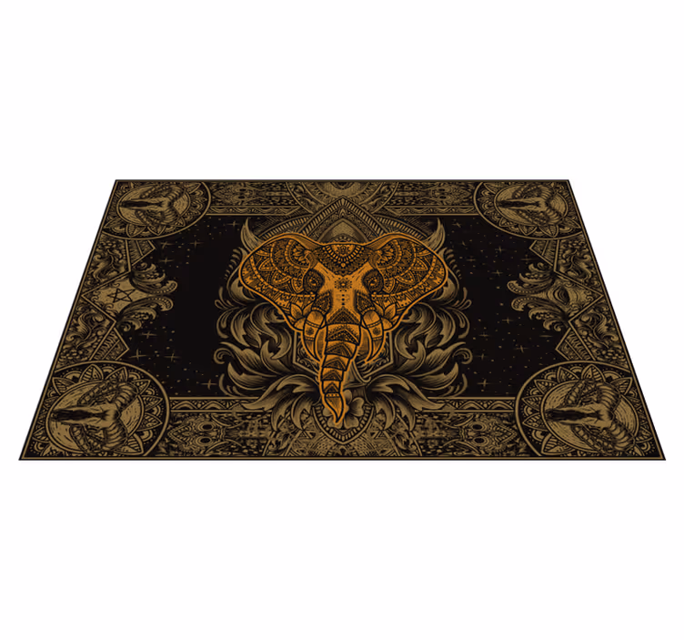 Naproane original cu motiv complex de elefant - TenStickers