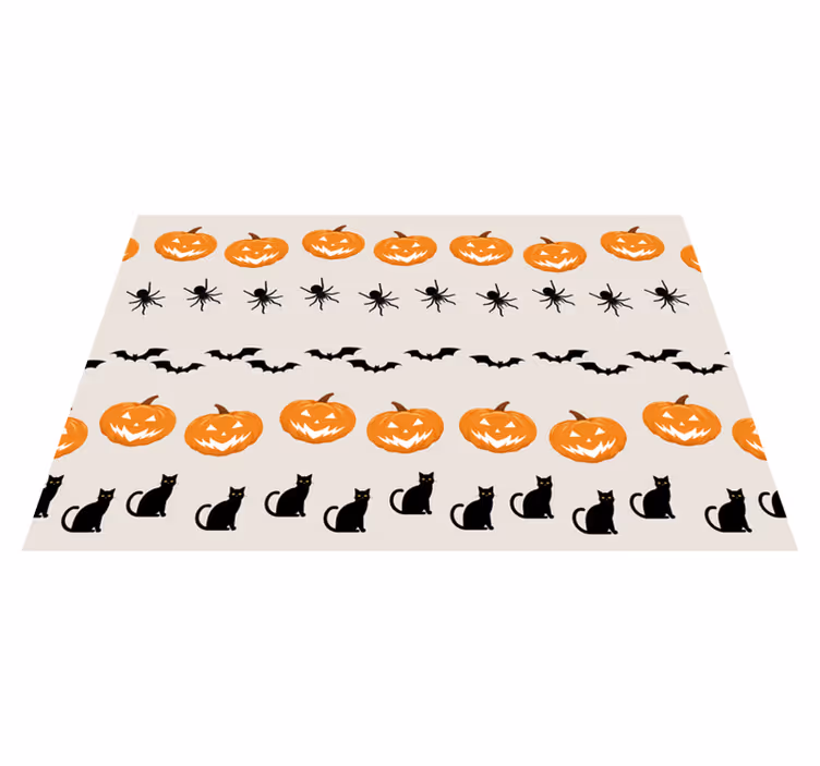 Naproane de halloween pisica păianjen din dovleac - TenStickers