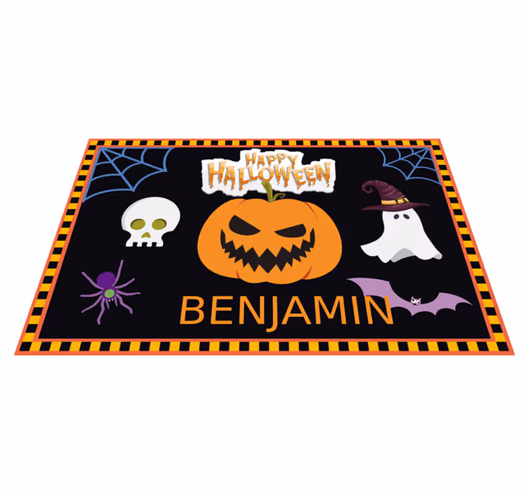 Model de halloween pentru copii cu nume de plasă - TenStickers