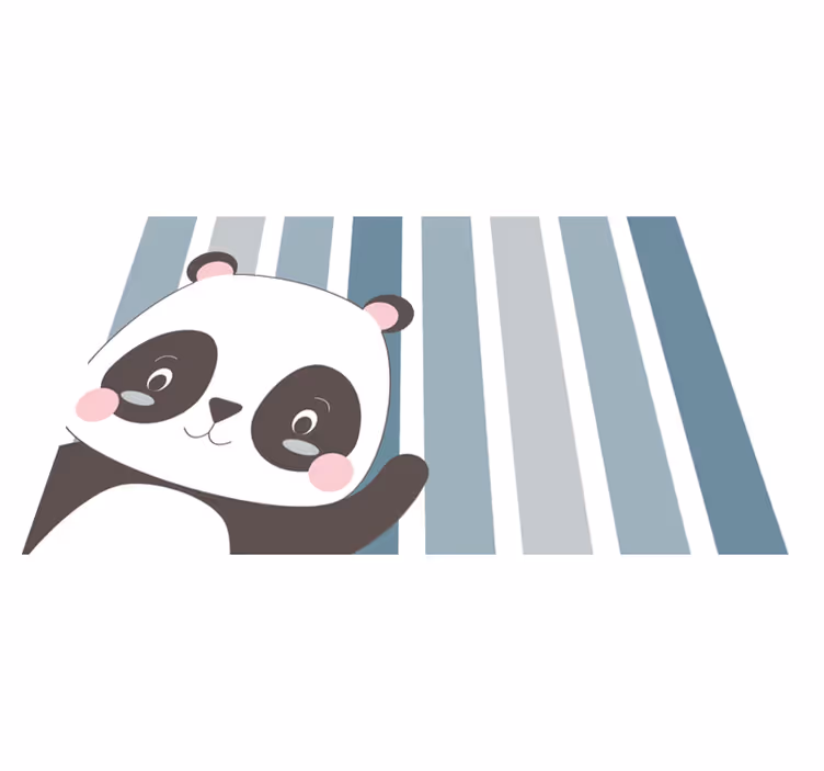 Naproane pentru copii design cu personaj panda - TenStickers