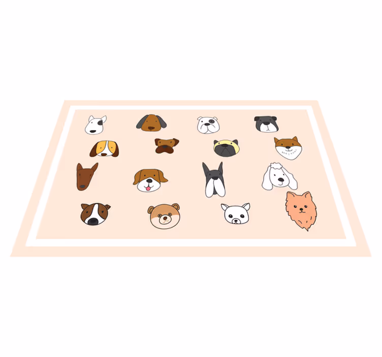 Naproane pentru copii colecția fețe de animale - TenStickers