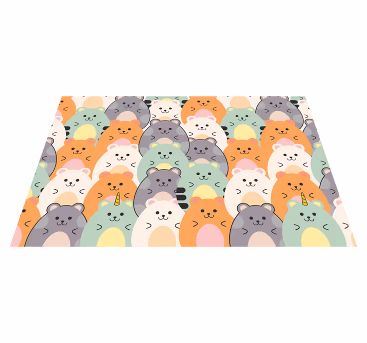 Naproane pentru copii fețe adorabile de animale - TenStickers