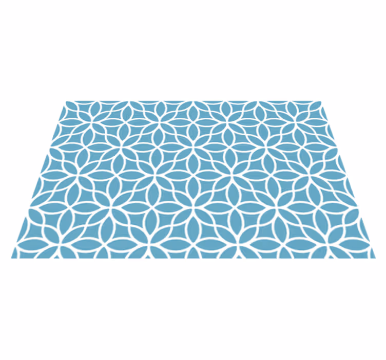 Naproane de textură cu motiv floral geometric - TenStickers