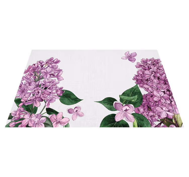 Naproane original cu model floral lila - TenStickers