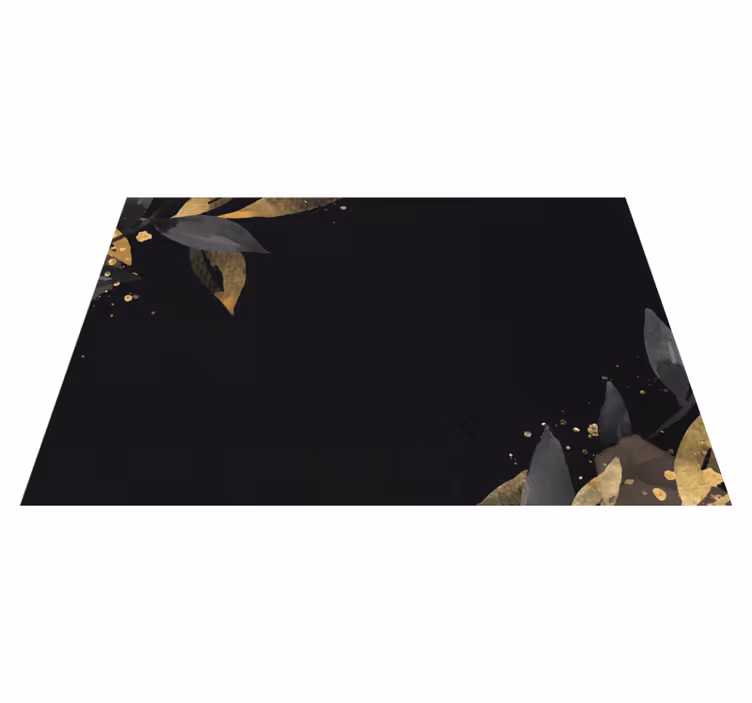 Naproane elegant cu motive de frunze rafinate - TenStickers