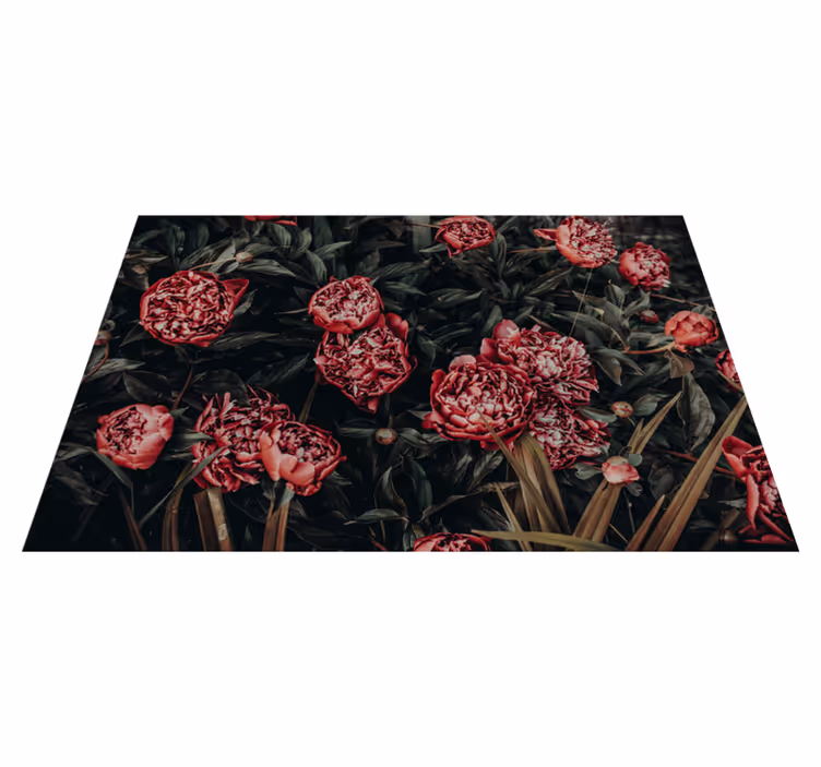 Naproane de textură aranjament floral vibrant - TenStickers