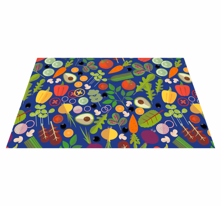 Naproane original cu motiv vegetal vibrant - TenStickers