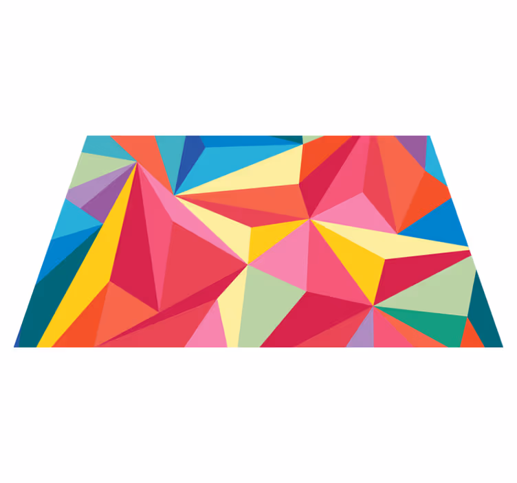 Naproane original compoziție geometrică de culori - TenStickers