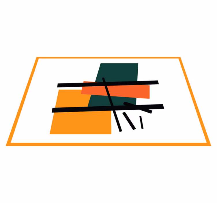 Naproane modern cu blocuri geometrice abstracte - TenStickers