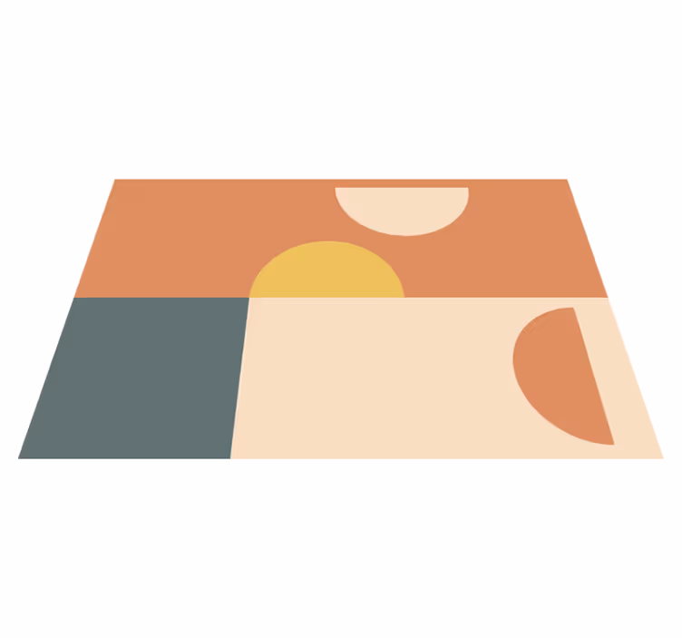 Naproane modern cu forme geometrice colorate - TenStickers