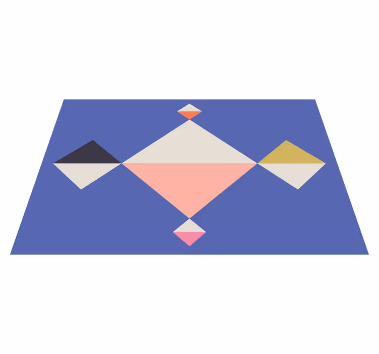 Naproane modern cu pătrate colorate geometrice - TenStickers
