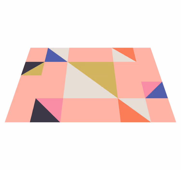 Plăcuțe de vinil originale cu model geometric de artă - TenStickers