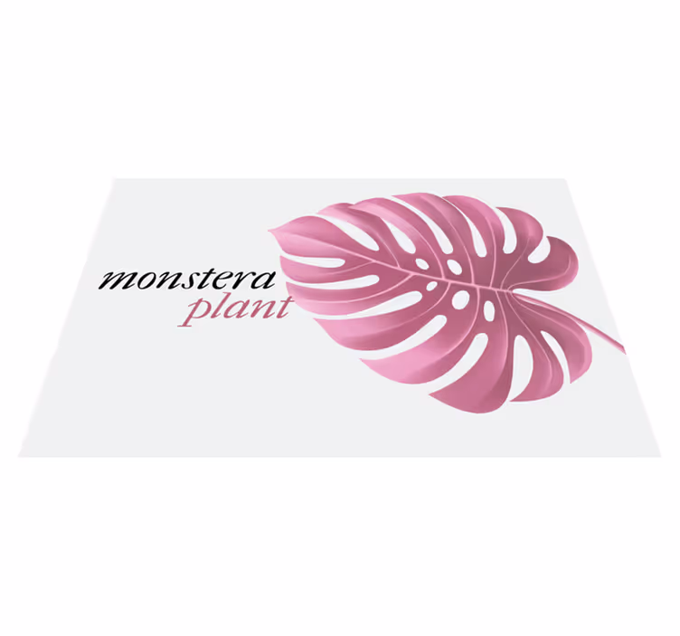 Naproane original cu motiv de frunză monstera - TenStickers