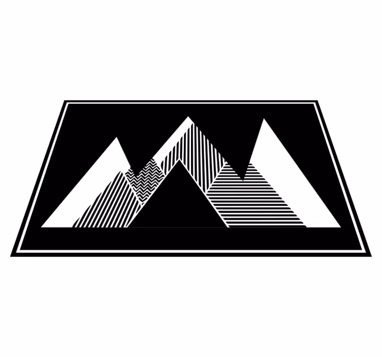 Naproane modern vârfuri montane elegante - TenStickers