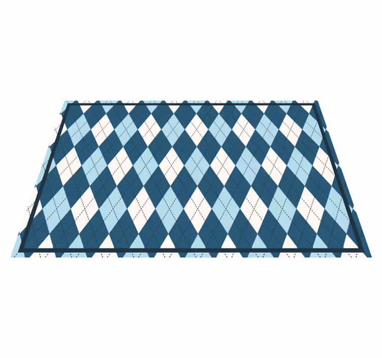 Naproane modern cu stil în carouri harlequin - TenStickers