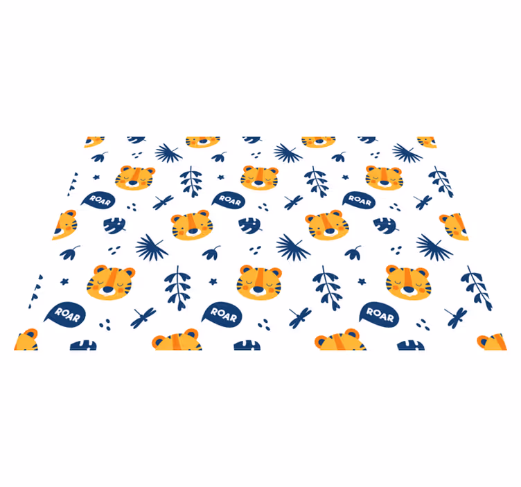 Naproane pentru copii cu model față de tigru - TenStickers