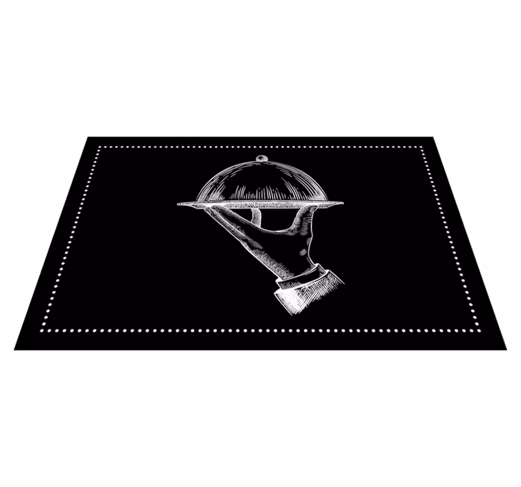 Naproane original mână elegantă de servire - TenStickers