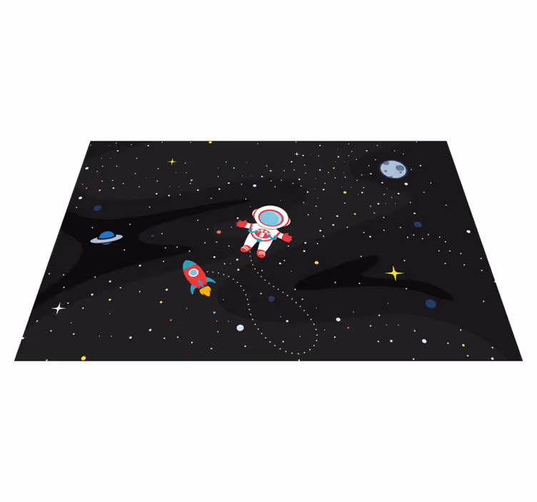 Naproane pentru copii astronaut și rachetă - TenStickers