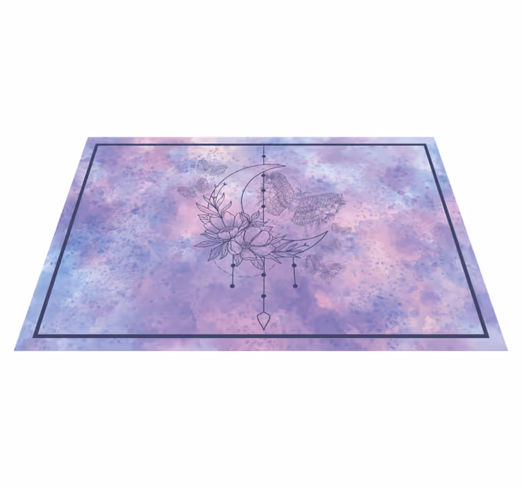 Naproane original design floral cu lună - TenStickers