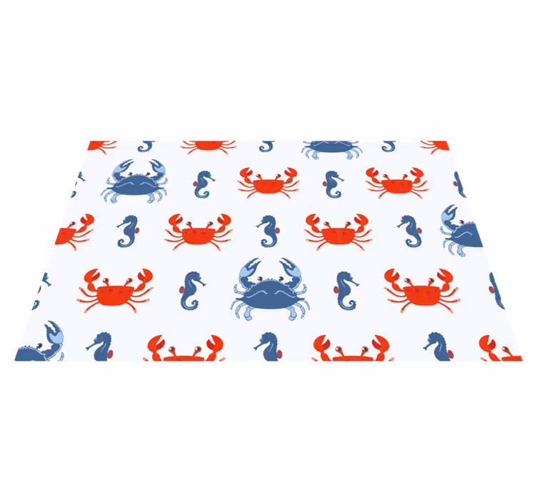Naproane original model cu crabi și cai de mare - TenStickers