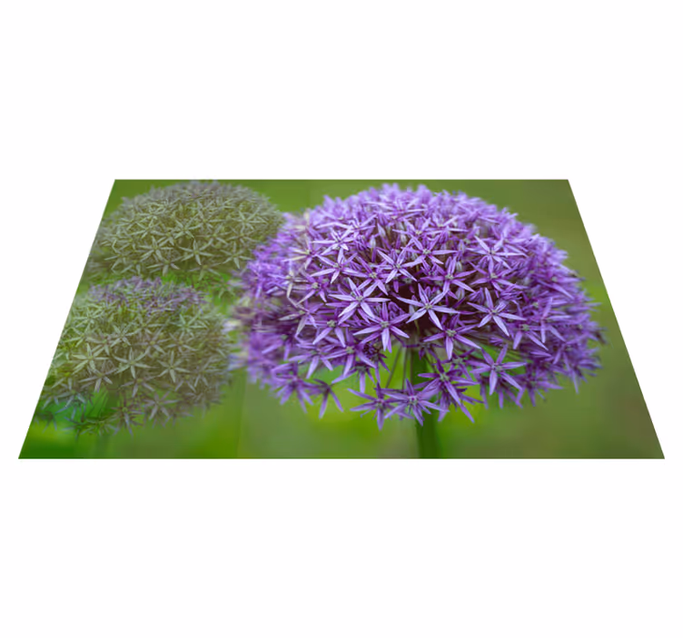 Naproane de textură flori violet vibrante - TenStickers