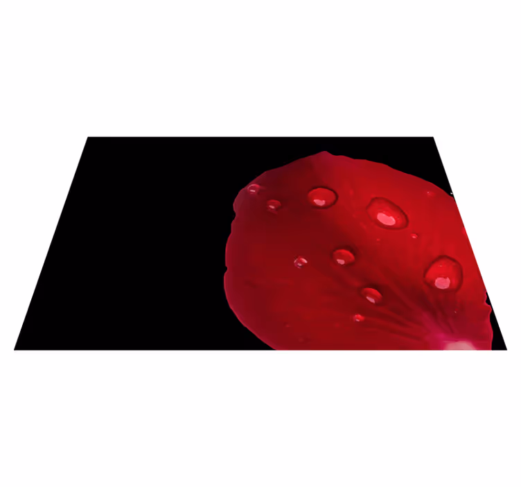 Naproane de textură suprafață petală roșie - TenStickers