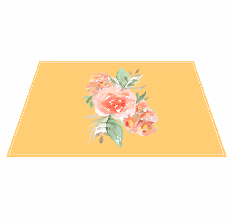 Naproane original cu accent floral - TenStickers