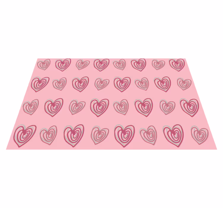 Naproane original cu suprafață cu model de inimioare - TenStickers