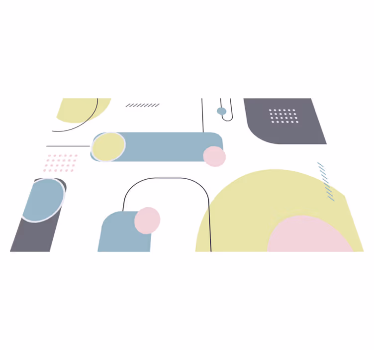 Naproane modern aranjament forme geometrice - TenStickers