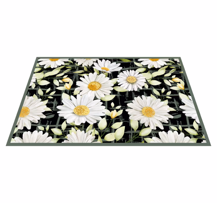 Naproane original cu model floral de margarete - TenStickers