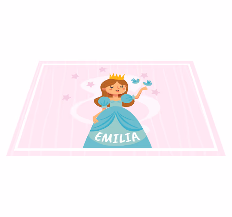 Naproane pentru copii ilustrație cu prințese - TenStickers