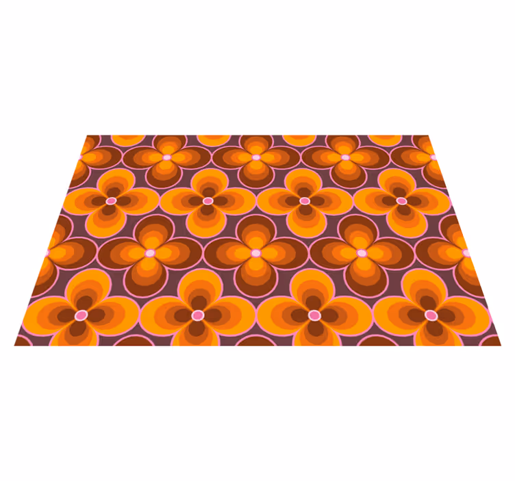 Naproane original cu motif floral vibrant - TenStickers