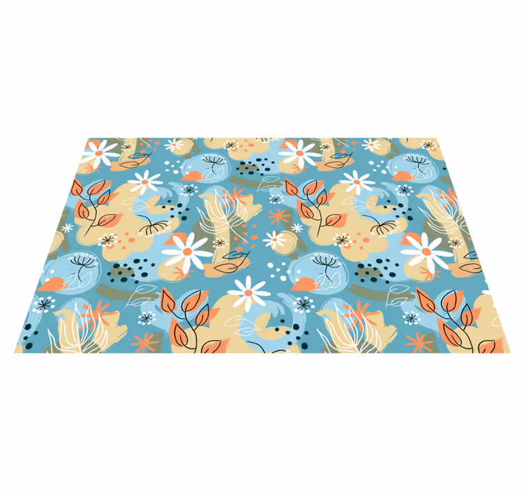 Naproane modern cu inspirație florală pentru masă - TenStickers
