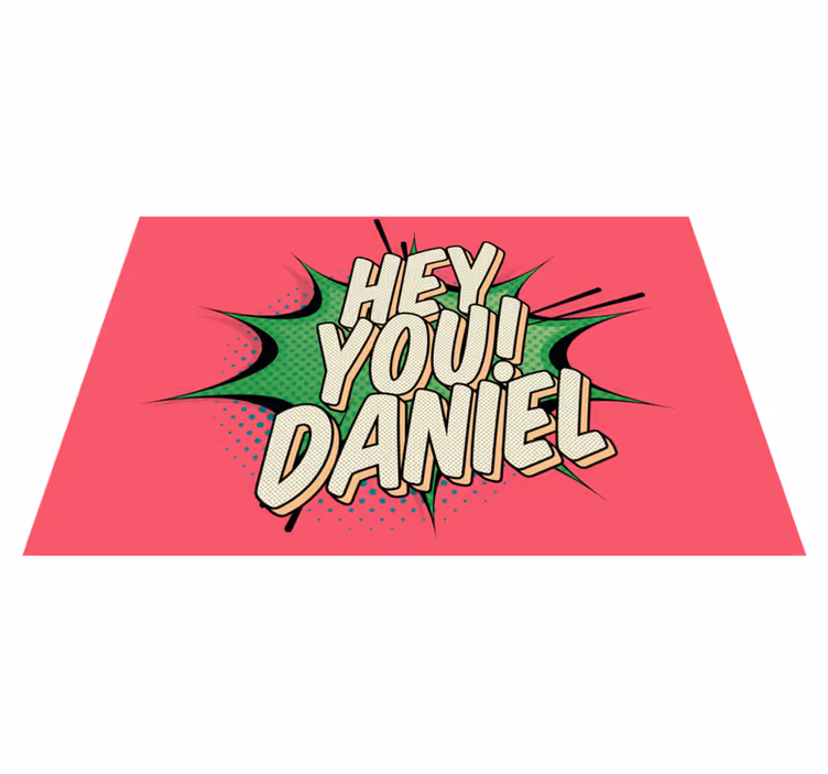 Naproane cu nume salut! personalizate - TenStickers