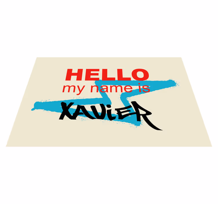 Naproane cu texte anunț personalizat de nume - TenStickers