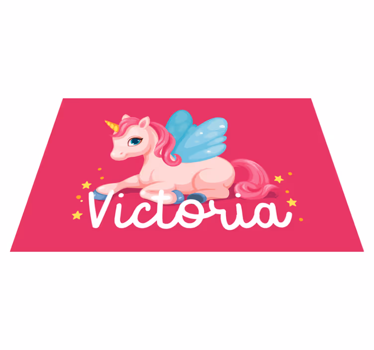 Naproane pentru copii cu ilustrație veselă de unicorn - TenStickers