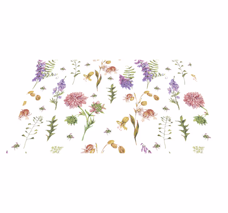 Naproane original cu motiv floral botanic - TenStickers