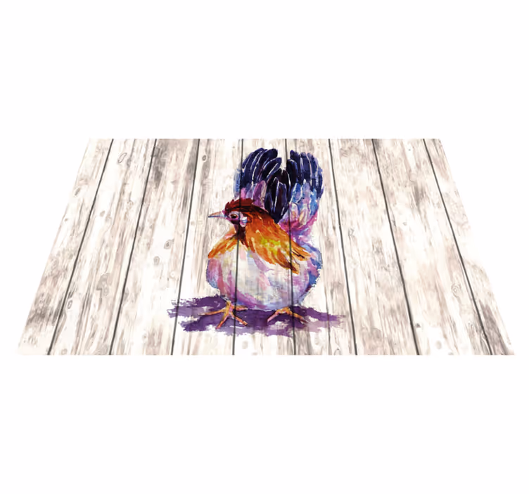 Naproane original ilustrație de pasăre colorată - TenStickers