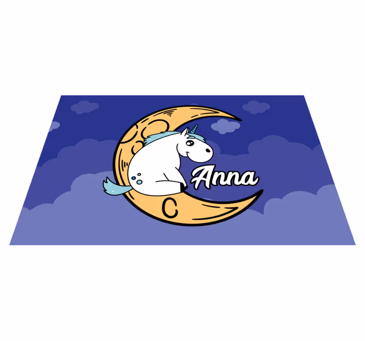 Naproane pentru copii noaptea unicornului lunar - TenStickers