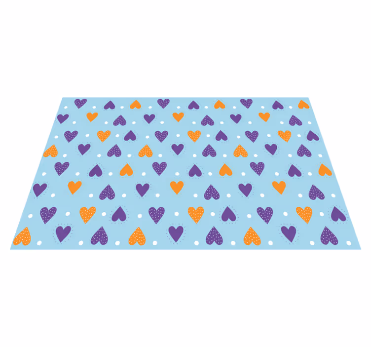 Naproane pentru copii cu modele colorate de inimioare - TenStickers