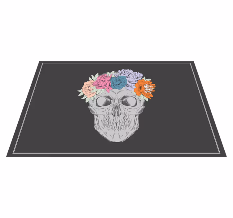 Naproane original coroană florală cu schelet - TenStickers
