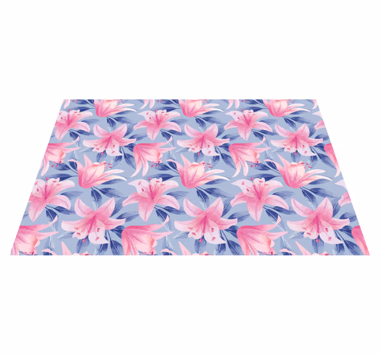 Naproane original cu model floral de crin roz - TenStickers