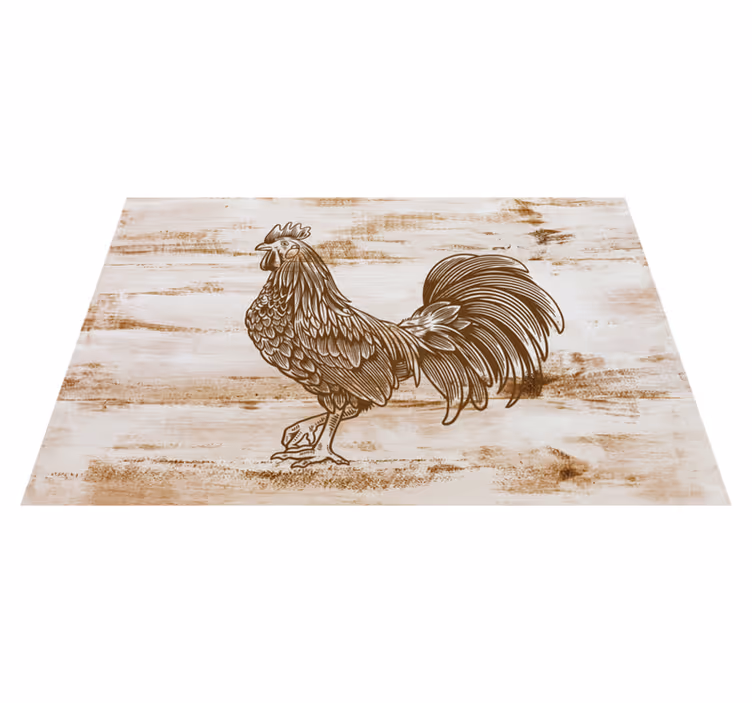 Naproane modern ilustrație stilizată cu cocos - TenStickers