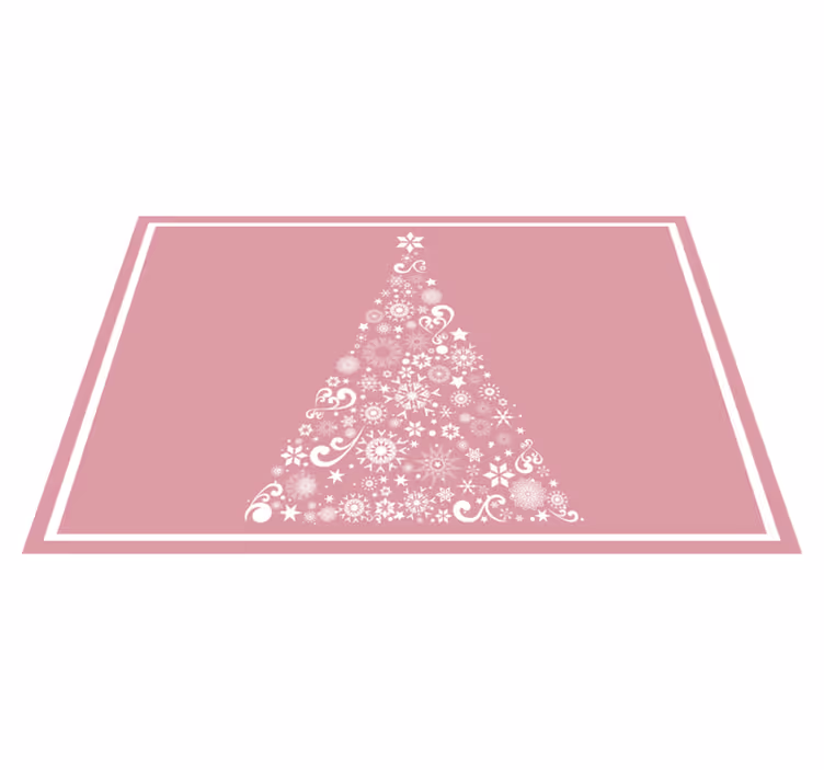 Naproane de crăciun cu motive festive de brad - TenStickers