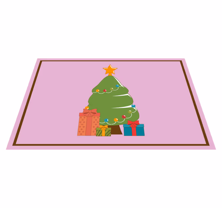 Naproane de crăciun pom de crăciun colorat - TenStickers