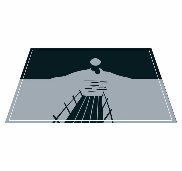 Naproane modern pod peste apă - TenStickers