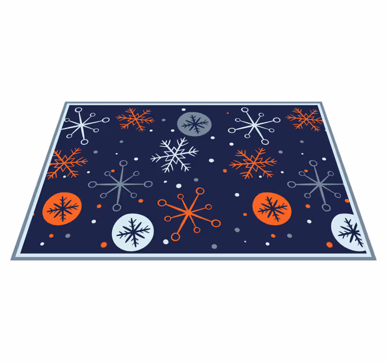 Naproane de crăciun cu modele festive de fulgi de zăpadă - TenStickers