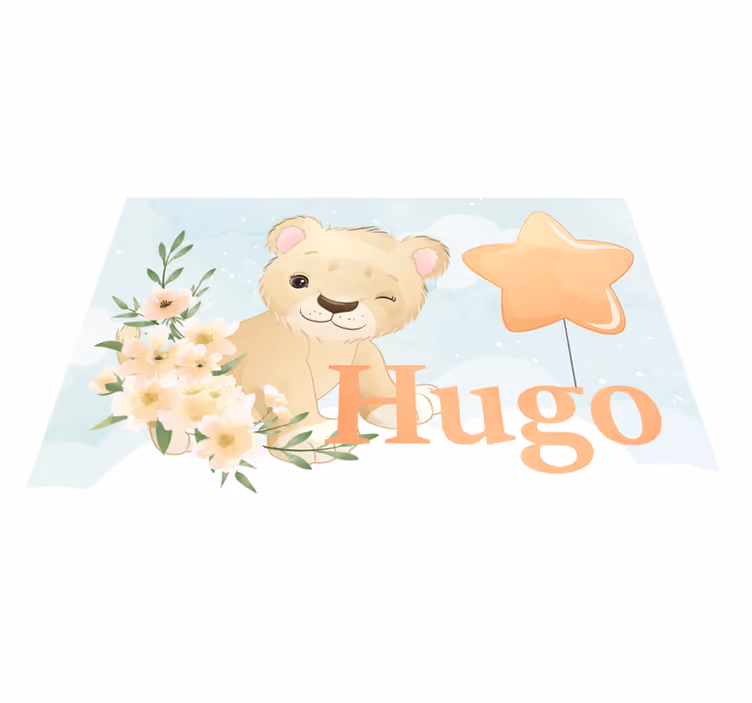 Naproane pentru copii cu grafică veselă de leu - TenStickers