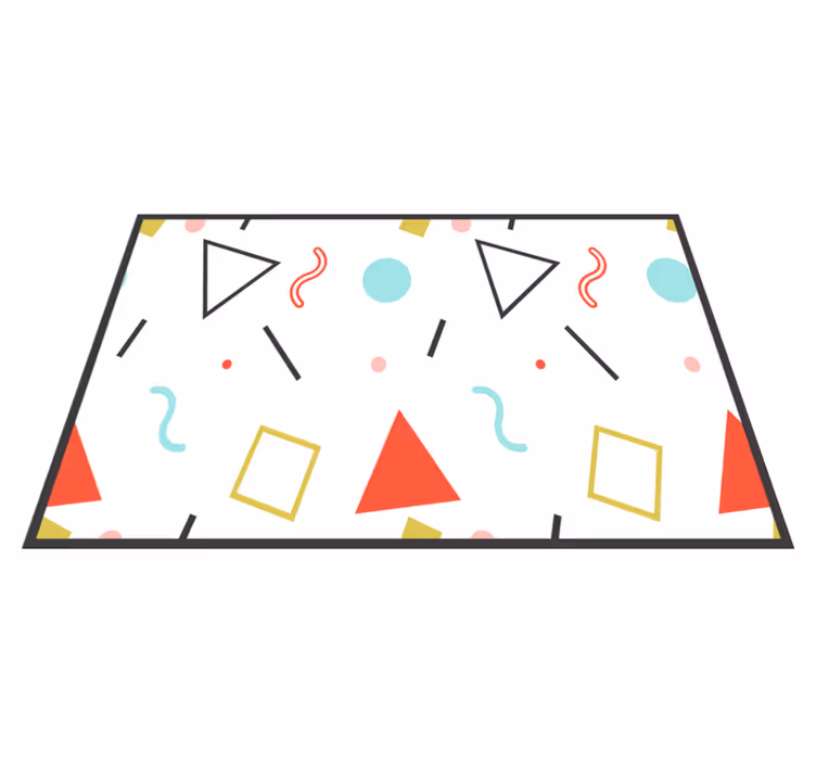 Forme geometrice amuzante servetele originale - TenStickers